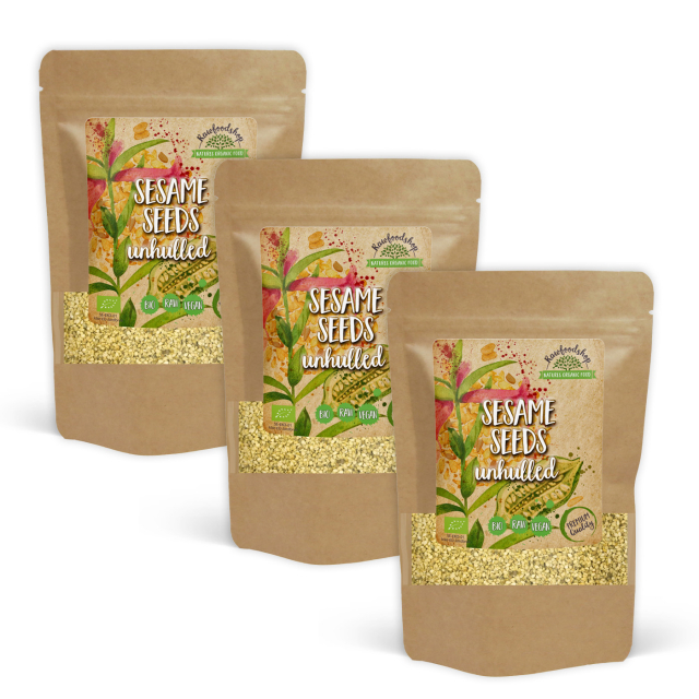 Sesamfrön oskalade EKO 500g x 3 paket