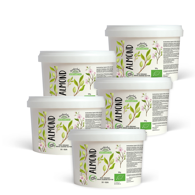 Mandelsmör Ljust EKO 500g x 5 paket