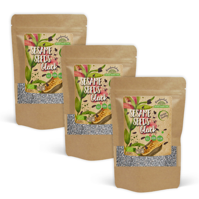 Sesamfrön Svarta EKO 100g x 3 paket