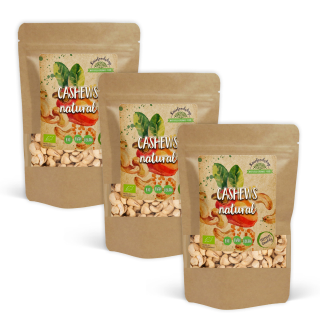 Cashewnötter Premium RAW EKO 1kg x 3 paket