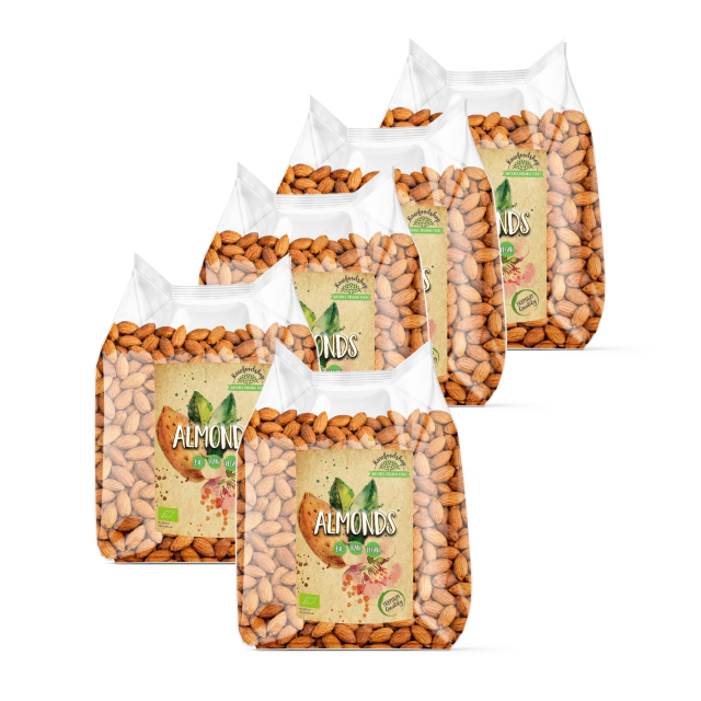 Mandel Premium RAW EKO 1kg x 5 paket