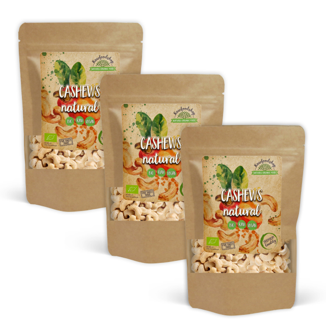Cashewnötter Premium RAW EKO 200g x 3 paket