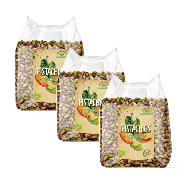 Pistagenötter Premium RAW EKO 500g x 3 paket