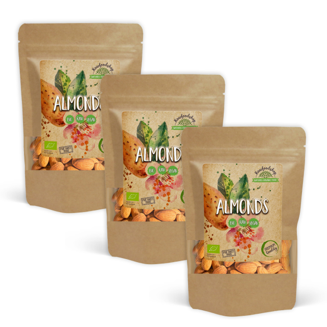 Mandel Premium RAW EKO 200g x 3 paket