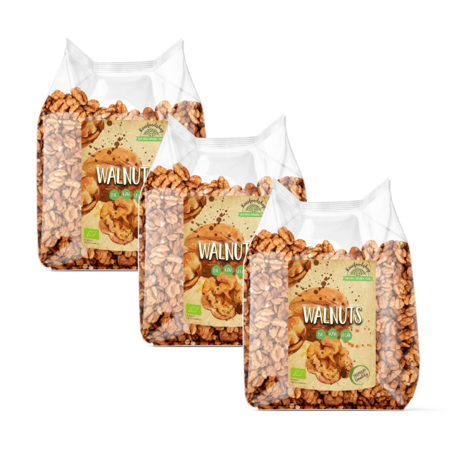 Valnötter Premium RAW EKO 750g x 3 paket