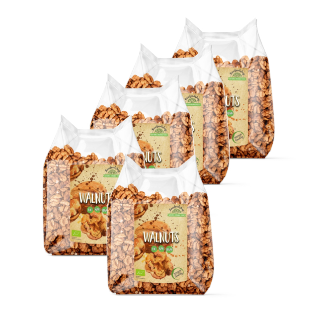 Valnötter Premium RAW EKO 750g x 5 paket