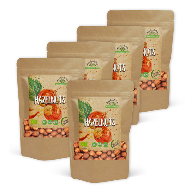 Hasselnötter Premium RAW EKO 500g x 5 paket