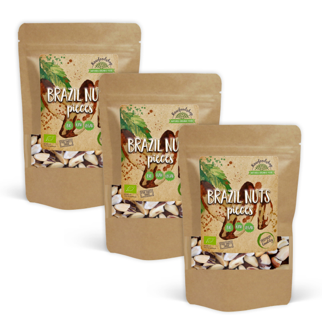Paranötter Delade Premium RAW EKO 500g x 3 paket