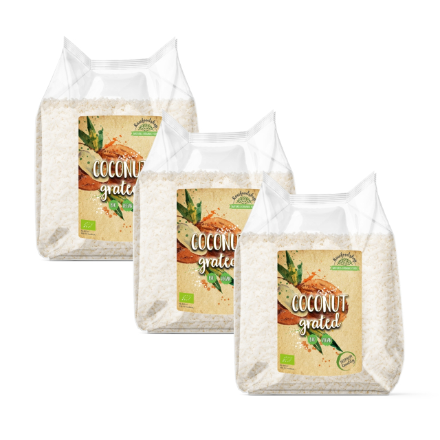 Kokos Riven Premium EKO 500g x 3 paket