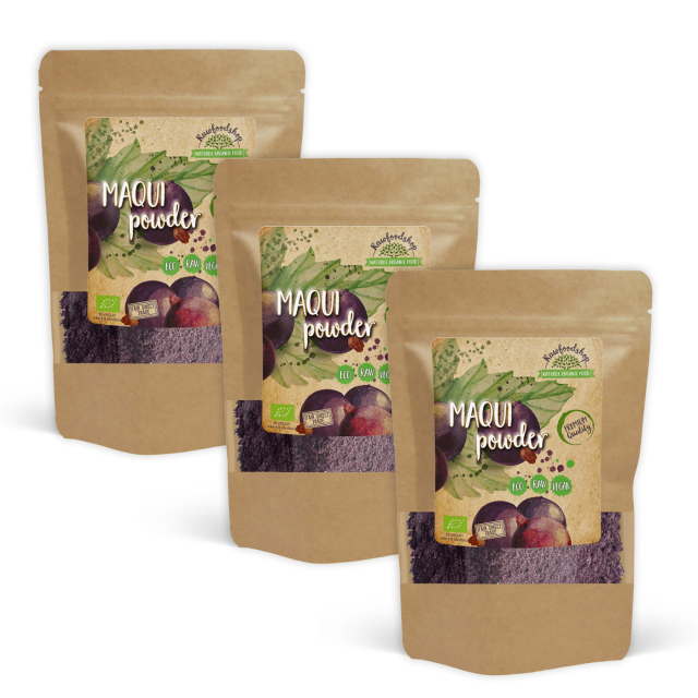 Maqui Pulver EKO 125g x 3 paket