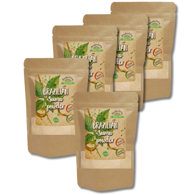 Braziliansk Suma Pulver 125g x 5 paket