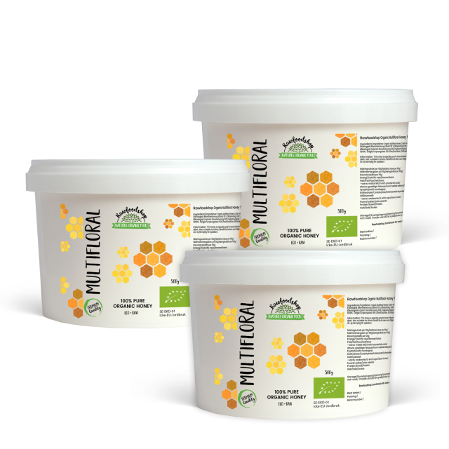 Blomsterhonung Kallrörd EKO 500g x 3 paket