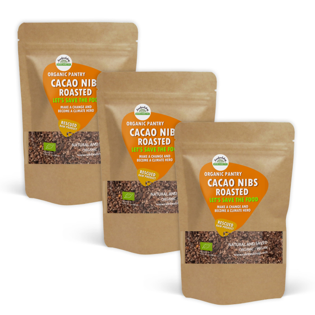  Kakaonibs Rostade EKO 1kg x 3 paket