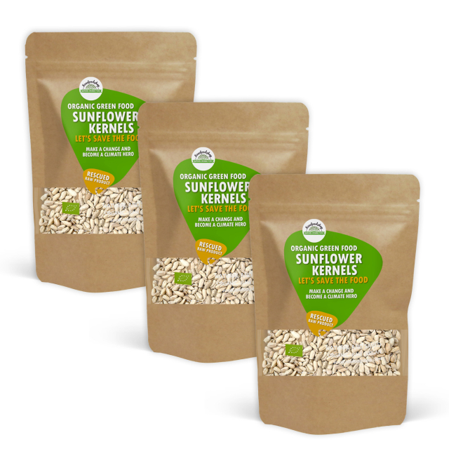 Solroskärnor EKO 1kg x 3 paket