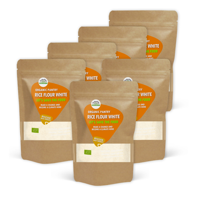 Rismjöl Vitt EKO 1kg x 6 pakker
