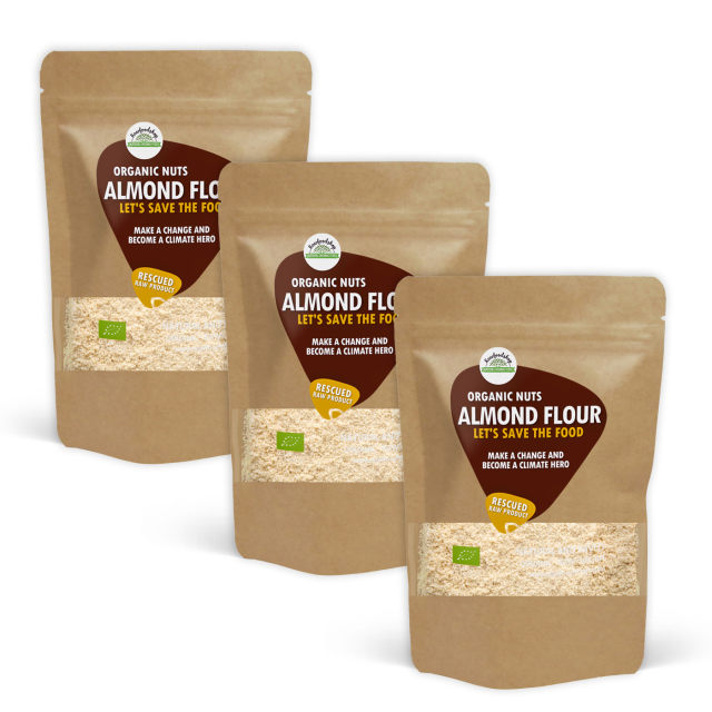 Mandelmjöl RAW EKO 1kg x 3 paket 