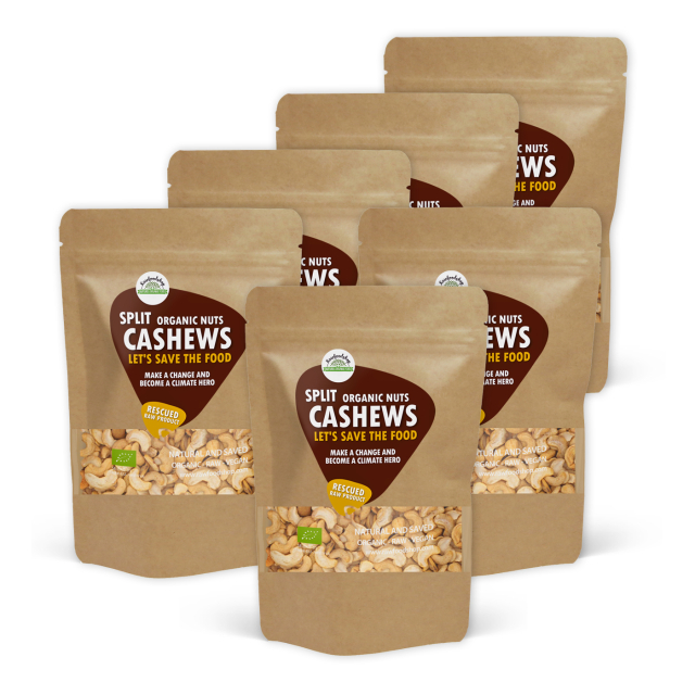 Cashewnötter Delade RAW EKO 1kg 5st paket