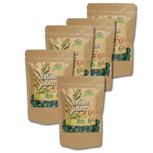 Spirulina Tabletter EKO 125g x 5 paket