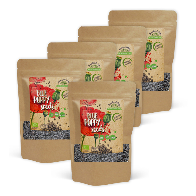 Vallmofrön Blå EKO 100g x 5 paket