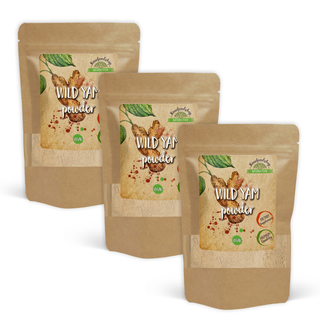 Wild Yam Pulver 250g x 3 paket