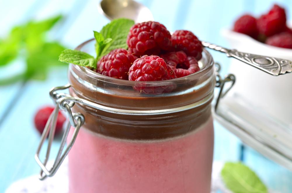 Rosa Vegansk Pannacotta Rosa Vegansk Pannacotta