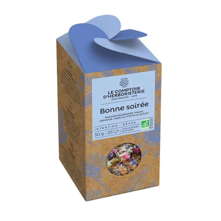 Te Infusion Good Evening EKO 50g i gruppen Råvaror & Dryck / Drycker / Teer hos Rawfoodshop Scandinavia AB (0502_TM)