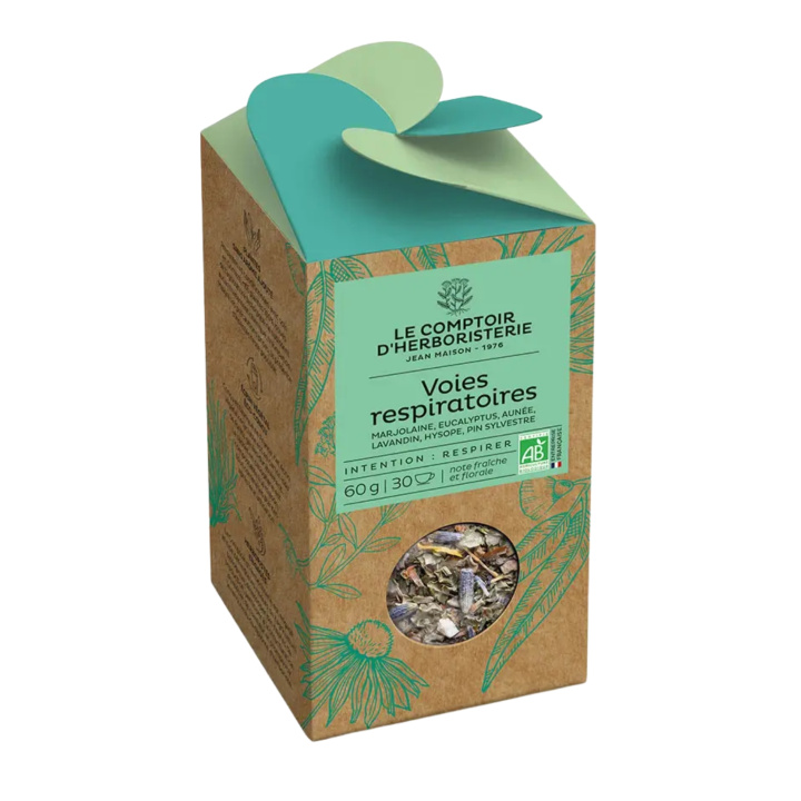 Te Infusion Respiratory Tract EKO 60g i gruppen Råvaror & Dryck / Drycker / Teer hos Rawfoodshop Scandinavia AB (0527_TM)