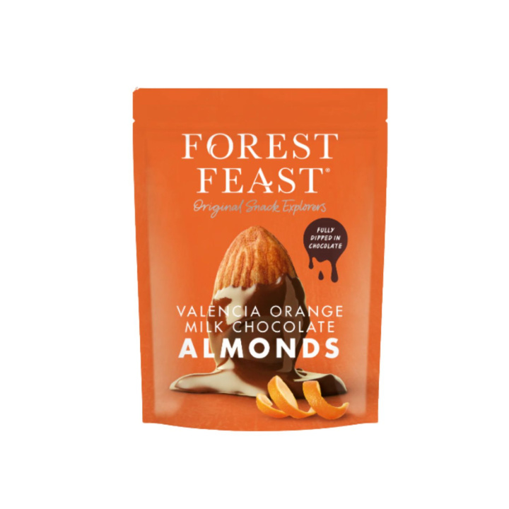 Mandlar i Choklad & Apelsin 120g i gruppen Råvaror & Dryck / Nötter / Mandel hos Rawfoodshop Scandinavia AB (05815)