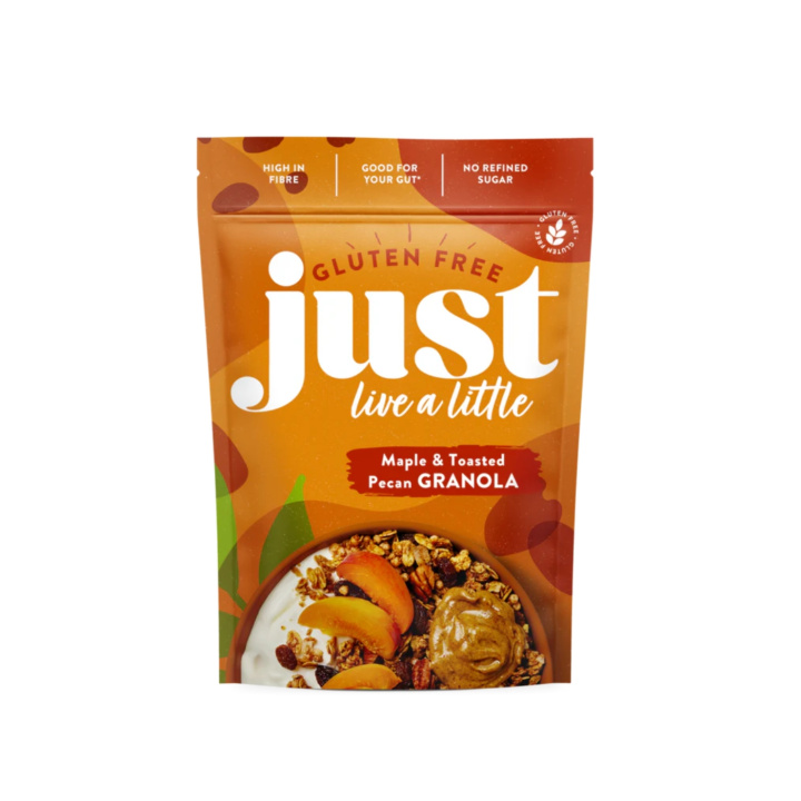 Granola Lönnsirap & Rostade Pekannötter 360g i gruppen Råvaror & Dryck / Skafferiet / Granola & Gröt hos Rawfoodshop Scandinavia AB (05837)