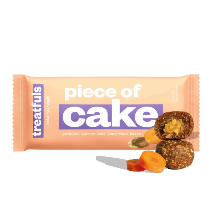 Energibollar med Morotskaka EKO 2x20g i gruppen Råvaror & Dryck / Godis & Choklad / Choklad & Bars hos Rawfoodshop Scandinavia AB (0962011-01)
