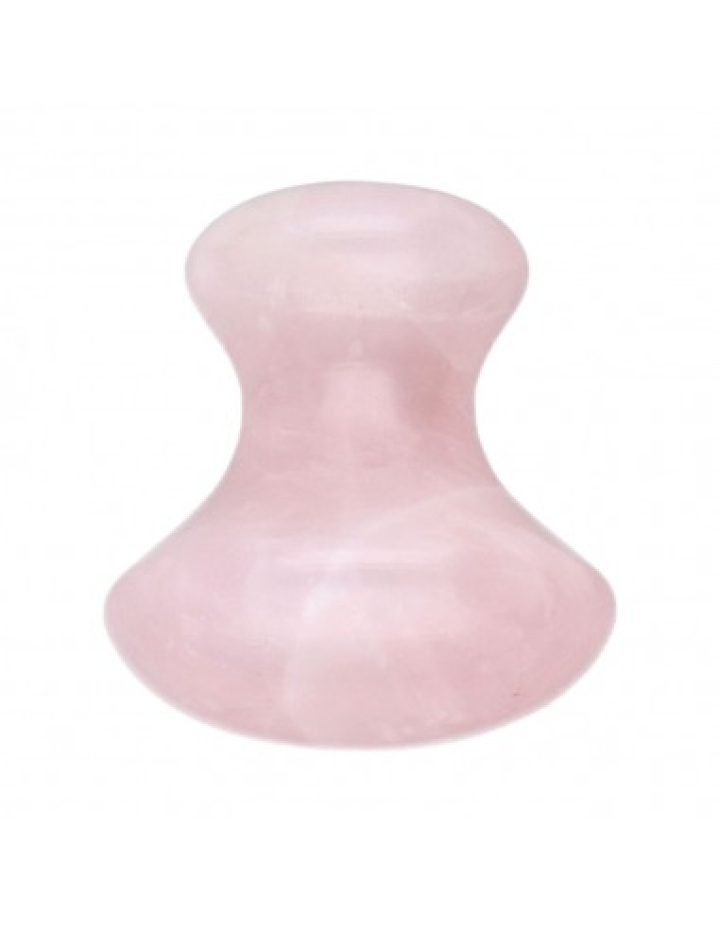 Gua Sha Mushroom Massagesten Rosenkvarts i gruppen Hud & Kropp / Ansikte / Olja & Serum hos Rawfoodshop Scandinavia AB (10146)