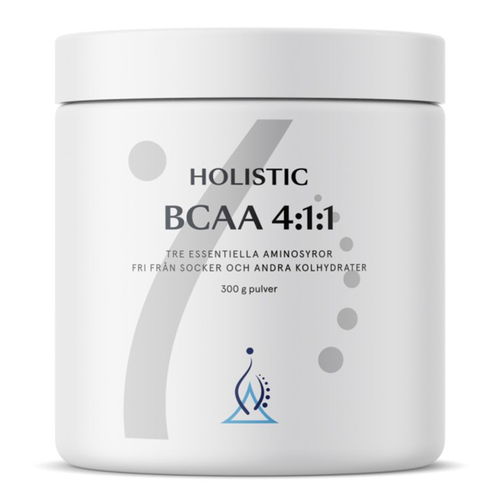 Holistic BCAA 4:1:1 300g i gruppen Kosttillskott / Proteiner & Aminosyror / Aminosyror hos Rawfoodshop Scandinavia AB (10620)