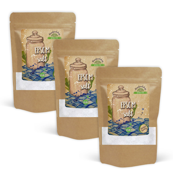 Epsom Salt 1kg x 3 paket i gruppen Hud & Kropp / Naturlig DIY / Naturliga tillsatser hos Rawfoodshop Scandinavia AB (114443-SET3)