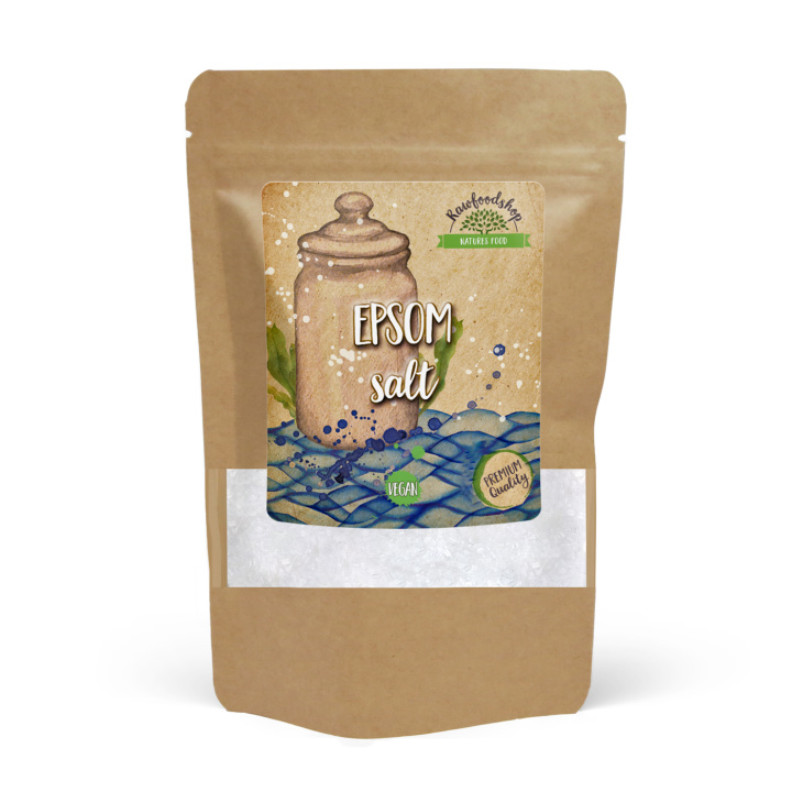 Epsom Salt 1kg i gruppen Hud & Kropp / Naturlig DIY / Naturliga tillsatser hos Rawfoodshop Scandinavia AB (114443)