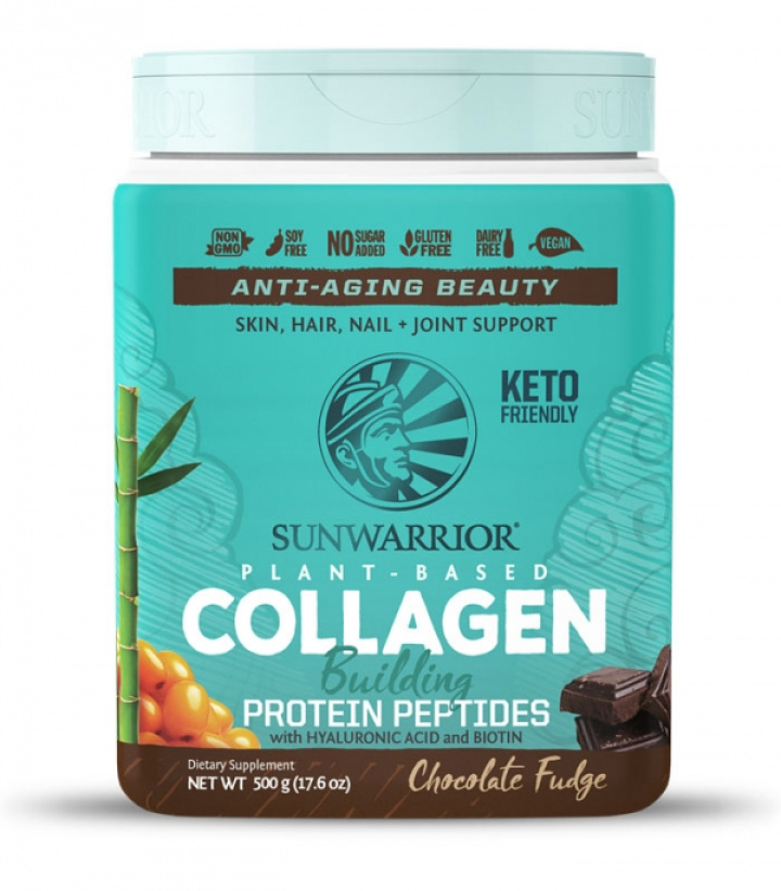 Sunwarrior Collagen Building Protein Choklad 500g i gruppen Råvaror & Dryck / Hälsokost / Kollagen hos Rawfoodshop Scandinavia AB (1284)