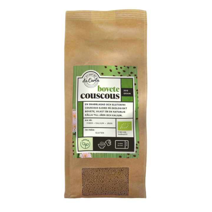 Couscous Bovete EKO 300g i gruppen Råvaror & Dryck / Skafferiet / Ris & Korn hos Rawfoodshop Scandinavia AB (173)