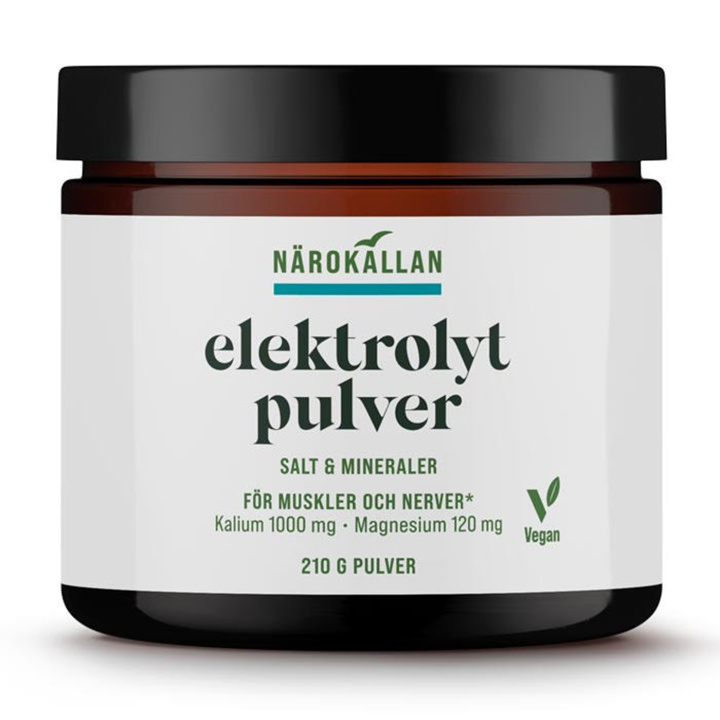 Elektrolytpulver 210g i gruppen Kosttillskott / Mineraler / Mineralkomplex hos Rawfoodshop Scandinavia AB (1756)