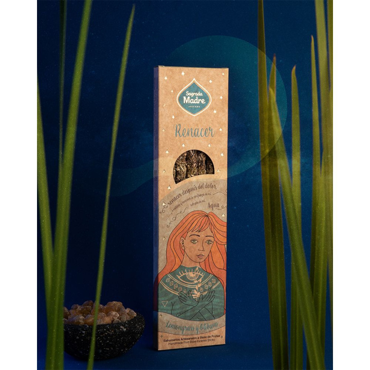 Water Element Citrongräs & Frankincense rökelsepinnar 6st i gruppen Hem & Själ / Stämning & doft / Rökelse hos Rawfoodshop Scandinavia AB (182-01)