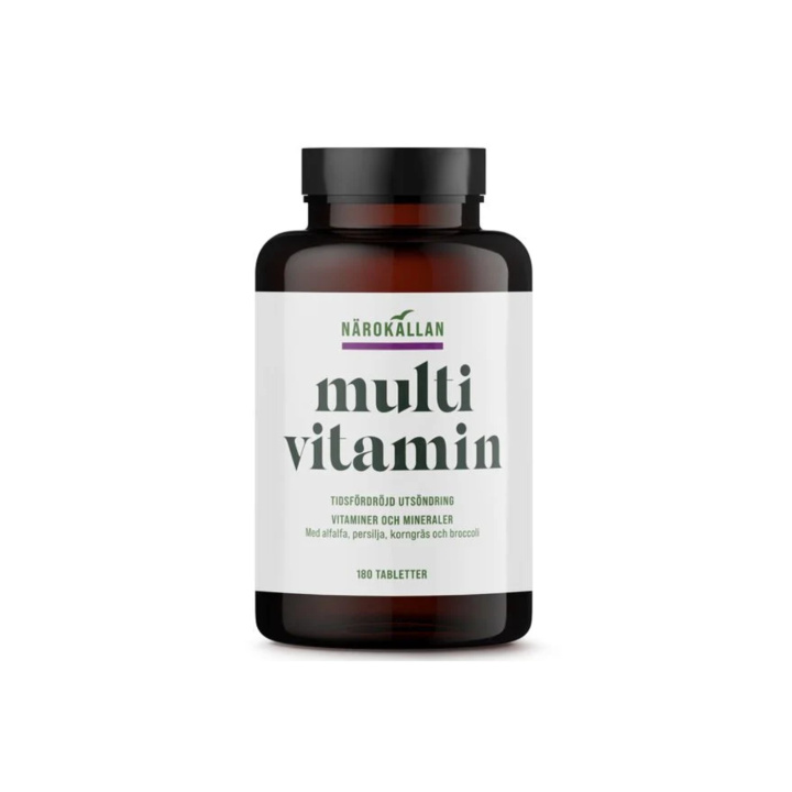 Multivitamin tidsfördröjd 180 tabletter i gruppen Kosttillskott / Vitaminer / Multivitaminer hos Rawfoodshop Scandinavia AB (1820)