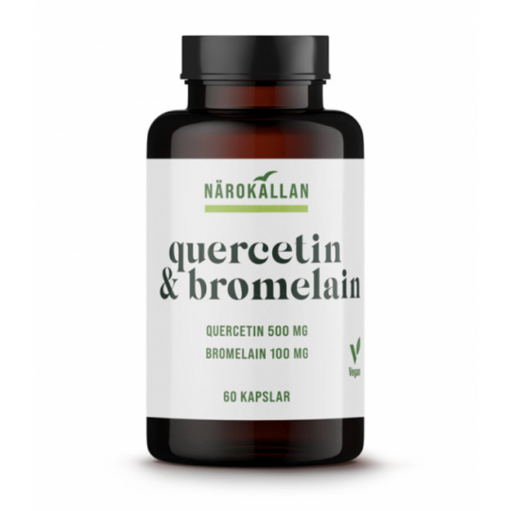 Quercetin & Bromelain 60 kaps i gruppen Kosttillskott / Användningsområde / Antioxidanter hos Rawfoodshop Scandinavia AB (1822)