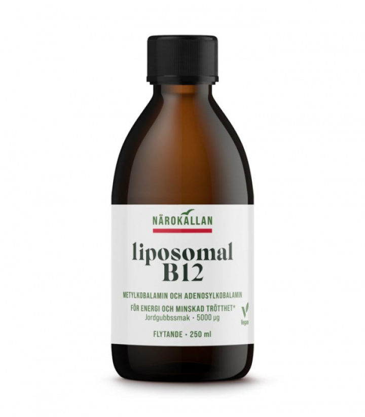 Liposomal B12 5000 mcg 250ml i gruppen Kosttillskott / Vitaminer / Enkla vitaminer hos Rawfoodshop Scandinavia AB (1872)