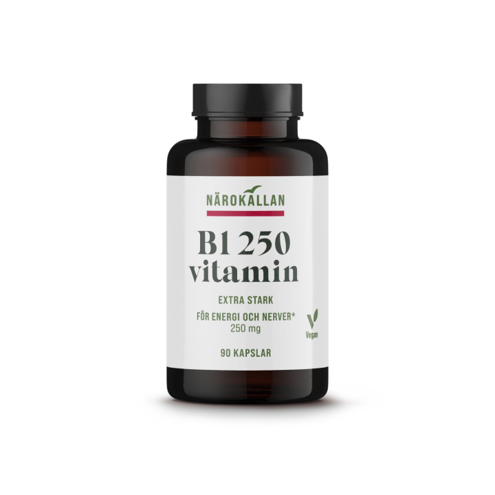 B1 250mg i gruppen Kosttillskott / Vitaminer / Vitamin B hos Rawfoodshop Scandinavia AB (1896)