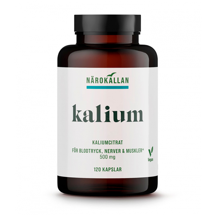 Kaliumcitrat 120 kapslar i gruppen Kosttillskott / Mineraler / Övriga Mineraler hos Rawfoodshop Scandinavia AB (1982)