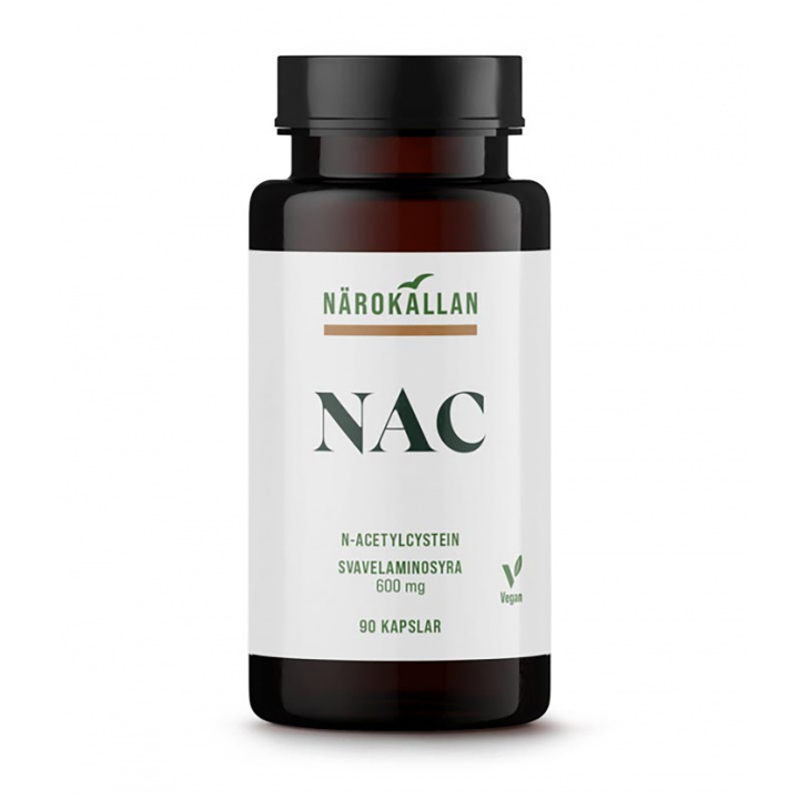 NAC 600mg 90k i gruppen Kosttillskott / Proteiner & Aminosyror / Aminosyror hos Rawfoodshop Scandinavia AB (1999)
