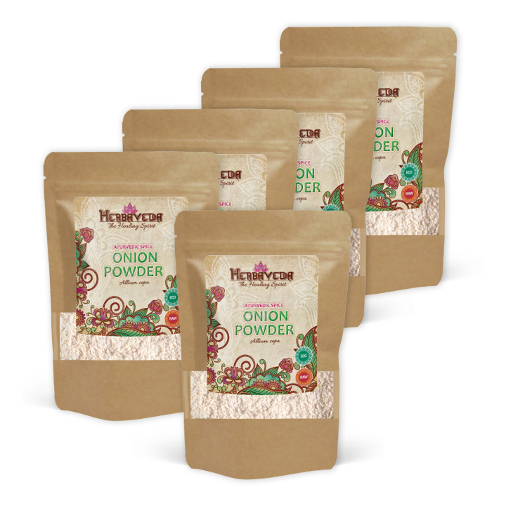 Lökpulver EKO 100g x 5 paket i gruppen Råvaror & Dryck / Skafferiet / Kryddor & Salt hos Rawfoodshop Scandinavia AB (20157041-SET5)