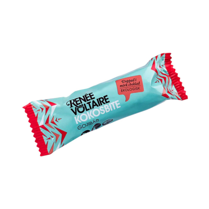 Kokosbite Gojibär EKO 40g i gruppen Råvaror & Dryck / Godis & Choklad / Choklad & Bars hos Rawfoodshop Scandinavia AB (2075)