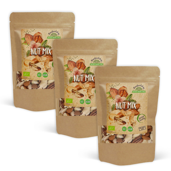 Nötmix EKO 250g x 3 paket i gruppen Råvaror & Dryck / Nötter hos Rawfoodshop Scandinavia AB (2111612-SET3)