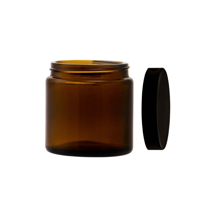 Salvburk Brunt glas med lock 120 ml i gruppen Hud & Kropp / Naturlig DIY / Tillbehör hos Rawfoodshop Scandinavia AB (2120-1)