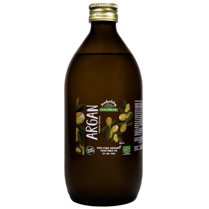Arganolja EKO 500ml i gruppen Råvaror & Dryck / Skafferiet / Oljor / Oljor hos Rawfoodshop Scandinavia AB (2133203)