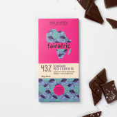 Fairafric - Mjölkchoklad med Flingsalt 43% 80g